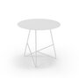 MemeDesign Ermione Metall - Couchtisch - Ø 50 x H 44 cm - Bianco