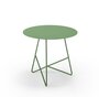MemeDesign Ermione Metall - Couchtisch - Ø 50 x H 44 cm - Oliva