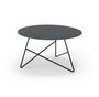 MemeDesign Ermione Metall - Couchtisch - Ø 65 x H 35 cm - Grafite