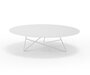 MemeDesign Ermione Metall - Couchtisch - Ø 90 x H 25 cm - Bianco