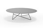 MemeDesign Ermione Metall - Couchtisch - Ø 90 x H 25 cm - Grafite