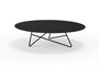 MemeDesign Ermione Metall - Couchtisch - Ø 90 x H 25 cm - Nero