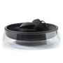 Peruse - Double Bowl - Eiche schwarz lackiert (RAL 9005) / Glas klar
