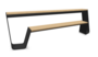 Extremis Hopper Bench 240 cm - Black