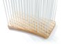 Extremis Sticks Raumteiler GEBOGEN - Holzfarbe