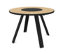 Extremis - Pantagruel Stehtisch - Iroko  - Black