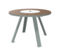 Extremis - Pantagruel Stehtisch - Iroko  - Verdigris