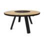 Extremis Pantagruel - runder Tisch - Iroko - Black