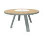 Extremis Pantagruel - runder Tisch - Iroko - Verdigris