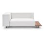 Extremis Walrus - Eckmodul mit Seitentisch - Chalk