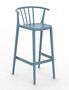 Resol Woody Alto - Outdoor Barhocker: Retro Blue