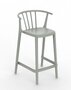 Resol Woody Medio - Outdoor Barhocker: Green Grey