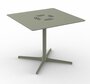 Resol Toledo Aire XL quadratisch - Gartentisch: Green Grey