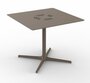 Resol Toledo Aire XL quadratisch - Gartentisch: Chocolate
