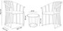 Resol Set Raff mit Kissen - Gartenmöbel-Set