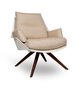 Resol Anou Wood - Outdoor Sessel: Arbor Pebble / Ivory