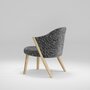 WeWood Caravela Lounge Chair-Natural Oak - TWDM12048