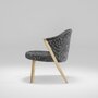 WeWood Caravela Lounge Chair-Natural Oak - TWDM12048