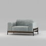 WeWood Bowie Sofa 1 Seater - Natural Walnut - TWDM12048