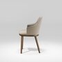 WeWood Sartor Wood Armchair - Natural Walnut - TWDM12037