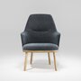 WeWood Sartor Wood Lounge Chair - Oak  TWDM12048