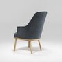 WeWood Sartor Wood Lounge Chair - Oak  TWDM12048