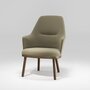 WeWood Sartor Wood Lounge Chair - Walnut TWDM12009