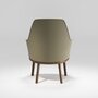 WeWood Sartor Wood Lounge Chair - Walnut TWDM12009