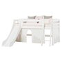 Hoppekids PREMIUM Halbhoghes Bettten mit Rutsche und Leiter