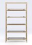 Wewood Float-Bücherregal-Oak Big-B116 x H217 x T44