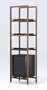 Wewood Float-Bücherregal-Walnut / Cabinet Small-B48.65 x H67.65 x T44