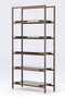 Wewood Float-Bücherregal-Walnut / Cabinet Big-B97.5 x H67.65 x T44