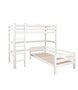 Hoppekids ECO Luxury Eck-Etagenbett 90x200cm weiß - 90x200 cm Eck-Etagenbett