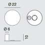 Rotaliana Collide H0 LED Wand-/Deckenleuchte
