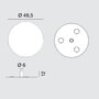 Rotaliana Collide H3 LED Wand-/Deckenleuchte