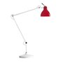 Rotaliana Luxy T2 Tischleuchte - rot / glänzend / Gestell weiss