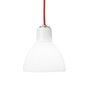 Rotaliana Luxy H5 Pendelleuchte - weiss / glänzend / Kabel rot