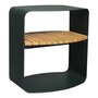 Mindo 109 Outdoor Side Table - Dark Green Aluminum