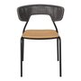 Mindo 101 Outdoor Dining Chair - Stackable - Dark Grey Aluminum