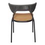 Mindo 101 Outdoor Dining Chair - Stackable - Dark Grey Aluminum