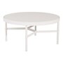 Mindo 100 Outdoor Coffee Table - Round - Off-White Aluminum