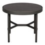 Mindo 100 Outdoor Coffee Table - Round - Dark Grey Aluminum