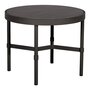 Mindo 100 Outdoor Coffee Table - Round - Dark Grey Aluminum