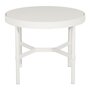Mindo 100 Outdoor Coffee Table - Round - Off-White Aluminum