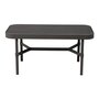 Mindo 100 Outdoor Coffee Table - Rectangular - Dark Grey Aluminum