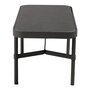 Mindo 100 Outdoor Coffee Table - Rectangular - Dark Grey Aluminum