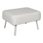 Mindo 106 Outdoor Footstool - Light Grey Aluminum