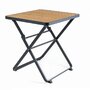 Mindo 121 Foldable Table 75x75cm - Klapptisch - Bamboo - Dark Grey