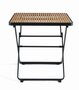 Mindo 121 Foldable Table 75x75cm - Klapptisch - Bamboo - Dark Grey