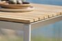 Mindo 101 Dining table 74x74cm - Esstisch - Teak - Aluminium Light Grey